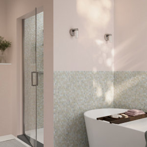 Mosaïque "Parmia" blanc - l. 30,6 x L. 30,6 cm