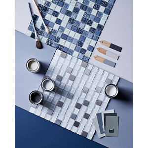 Mosaïque "Calabria" mix gris - l. 30 x L. 30 cm