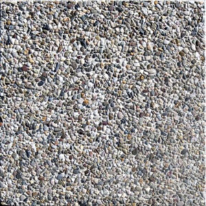 Dalle béton gravillonnée gris extérieur 40 x 40 x 3,7 cm