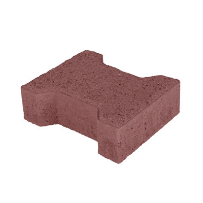 Pavé De Jardin Rouge - 16,5 X 19,8 X 4,5 Cm