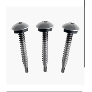 Lot de 25 vis de fixation gris 7040 - 4,8 x 38 mm
