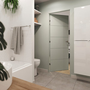 Bloc porte isoplane "Slot" grave gauche - 73 cm