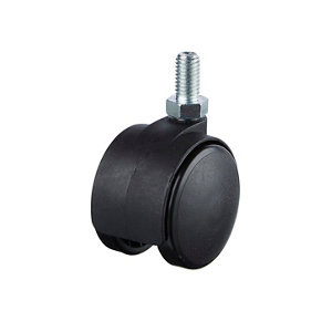 Roulette polyam 25kg tige 40 mm