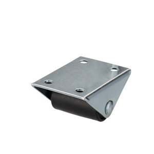 Roul.polyp.15kg d22.plat fix diam. 22 mm 15 kg