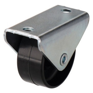 Roul.polyp.15kg d30.plat fix diam. 30 mm 15 kg