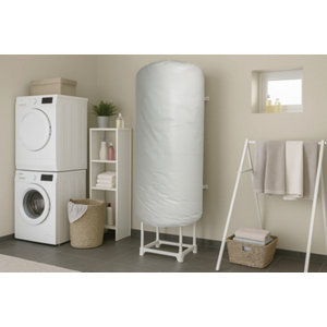 Kit d'isolation pour chauffe-eau de 100 à 300L, blanc brillant