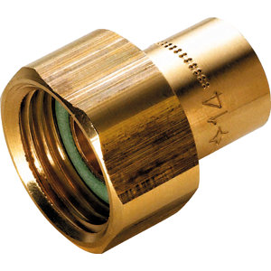 Raccord 2 pièces à souder, écrou femelle 1/2 sur tube Ø 14 mm