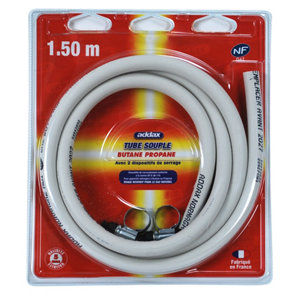 Tuyau de gaz  validité 5 ans L. 1,5 m