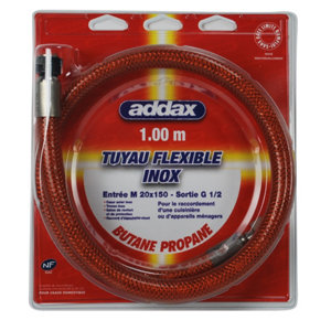 Tuyau de gaz Butane Propane sans date de remplacement L. 1 m