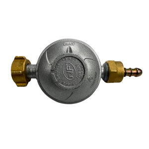 Détendeur de sécurité pour bouteille Butane avec tétine de 1,3 kg