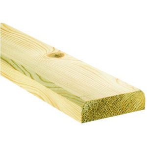 Barre à "z" en sapin du nord - L. 2,40 m - section 95 x 28 mm