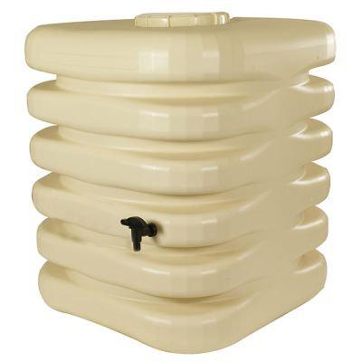 Récupérateur à eau Cubique 1000 . avec couvercle robinet et kit raccord chéneau - vue 4