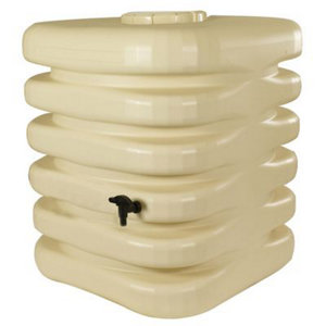 Récupérateur à eau cubique beige 1000 L
