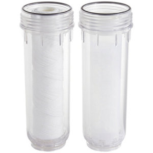 Kit double filtre anti-tartre avec cartouches