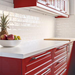 Résine colorée rouge, pour rénover les éléments muraux 250 ml