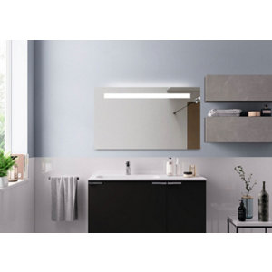Miroir LED "First" L. 120 x H. 70 cm