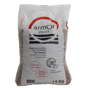 Granulés de bois DINplus - Sac de 15 kg