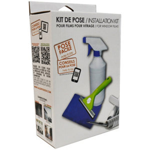 Kit de pose pour films vitrage - 3 accessoires
