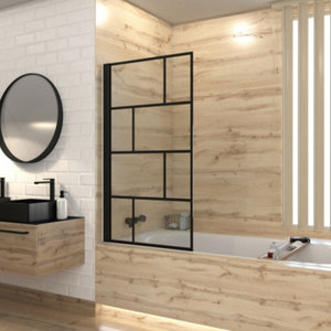 Pare baignoire Bricks 80 x H 140 cm