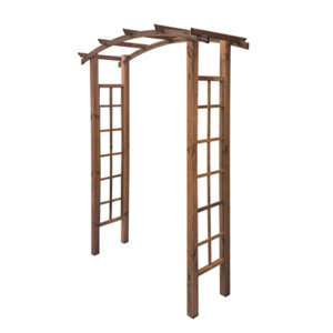 Pergola arc en bois - 140x60x210 cm.