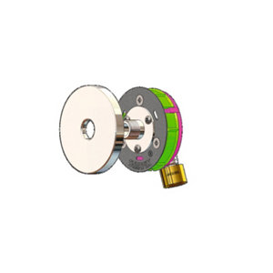 Kit de fixation à glissement mono M12/17. Ø 12 mm. rosace inox