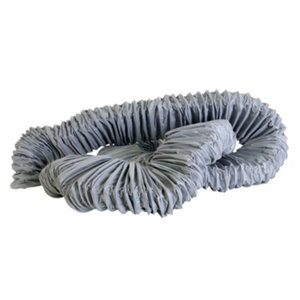 Gaine de ventilation rectangulaire PVC renforcée 80/90 x 45 mm L. 6 m