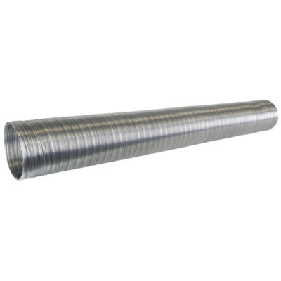 Gaine Flexible Aluminium Compact Pour Ventilation Diamètre 100 Mm L. 3 M