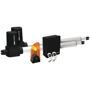 Motorisation à vérins pour portail battant jusqu’à 3 m