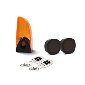 Motorisation crémaillere pour portail coulissant avec 2 télécommandes