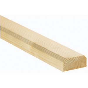 Barre à battement en sapin du nord l. 2,40 m - section 45 x 22 mm