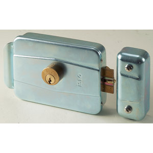 Serrure électrique réversible 12 V, avec jeu de 5 clés inclues, sous courant continu ou alternatif