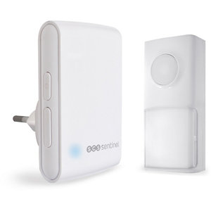 Carillon sans fil, sans pile 25 mélodies "EcoBell 100" blanc