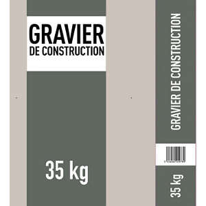 Gravier de construction pour béton de calibre 5-20 mm 35 kg