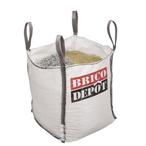 Sac big bag de gravier pour confection de béton 0,25 m³