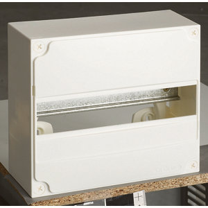 Tableau électrique nu 1 rangée 13 modules IP30 H. 225 mm l. 225 mm Prof. 97 mm