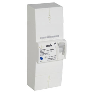 Disjoncteur d'abonné 500 mA monophasé ITRON différentiel instantané pour tarif bleu réglable