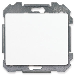 Poussoir à clipser "Delta Iris" blanc