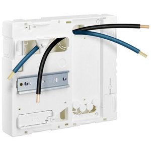 Platine pour compteur/disjoncteur CE et "Linky", avec une connectique intégrée et fonds perforé