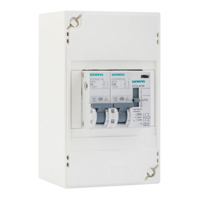 Tableau chauffe eau SIEMENS Compact 4 modules Electrique Installation simplifiée - vue 2