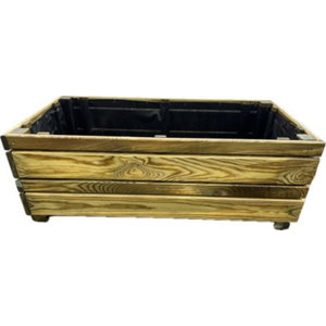 Bac à fleurs en pin - 80 x 40 x 28 cm