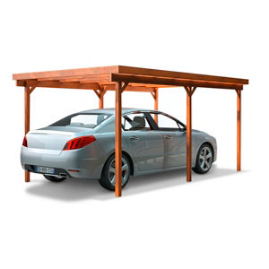 Carport 3 m x 5 m – Structure en Pin traité autoclave