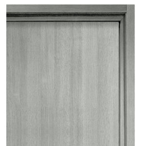 BLOC-PORTE BOIS "EXMOOR" GRIS Larg. 73 cm