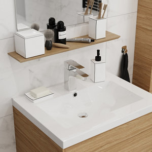 Étagère de salle de bains Avela L.60 x P. 12 cm