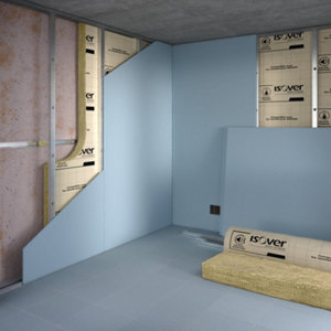 Plaque de plâtre BA 13 hydrofuge NF - 2,50 x 1,20 m