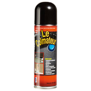 Colmateur en spray noir pour fuite, trou et fissure 250 ml