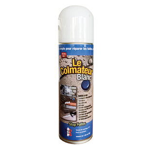 Colmateur spray blanc pour tous types de trous et craquelures 250 ml