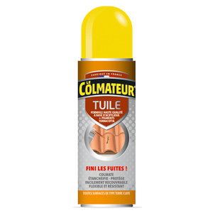 Colmateur spray noir pour tous types de trous et craquelures 250 ml