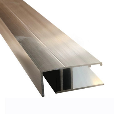 Profil bordure en H aluminium Dhaze 3m 16mm - vue 2