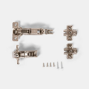 2 charnières 165° pour meuble d'angle bas