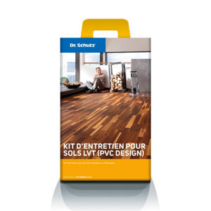 Kit entretien sol PVC 750 ml + polish mat 750 ml + pad blanc
